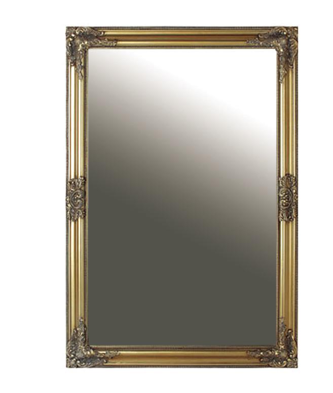 mirrors F098G 5205746058673 Ορθογώνιος χρυσός ξύλινος καθρέπτης δαπέδου Orthogonal gold wooden floor mirror