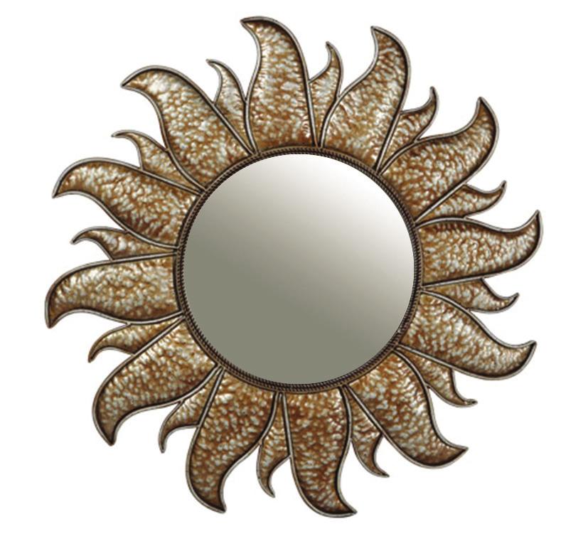 τοίχου Oval metal wall mirror Specchio ovale da parete in metallo H140x95cm ΜΚ-6078Β