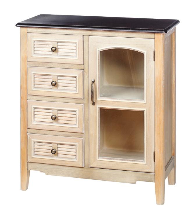 5205746859560 Βιτρίνα από ξύλο μασίφ Massif wood cabinet