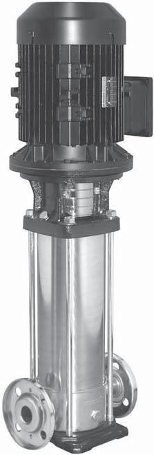 VLRI/X Vertical multistage centrifugal pumps in AISI 316 stainless steel The VLRI/X are vertical multistage, in-line, centrifugal pumps, directly connected to an electric motor.