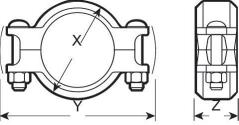 ACCESSOIRES FOR VLR/VLRI/VLRX CIRCULAR FLANGES CODE DESCRIPTION Material Ext D inter. S N Holes D holes F Filett. hole B a sald.