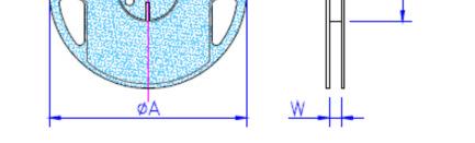 5±1.0 15.5±1.0-4,000 SMDR2512 178.0±1.0 60.0+1.0 13.5±0.7 13.5±1.0 15.5±1.0-4,000 Paper Tape Specifications Bottom Tape Top Tape ψ D 0 A B E F W T Paper Tape Resistor Direction of unreeling Unit: mm Type A B W E F P0 P1 P2 ΦD0 T SMDR0402 0.