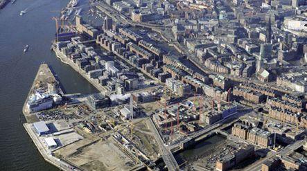 Hafencity, Αμβούργο, Γερμανία Το έργο αφορά την ανάπλαση μιας πρώην βιομηχανικής