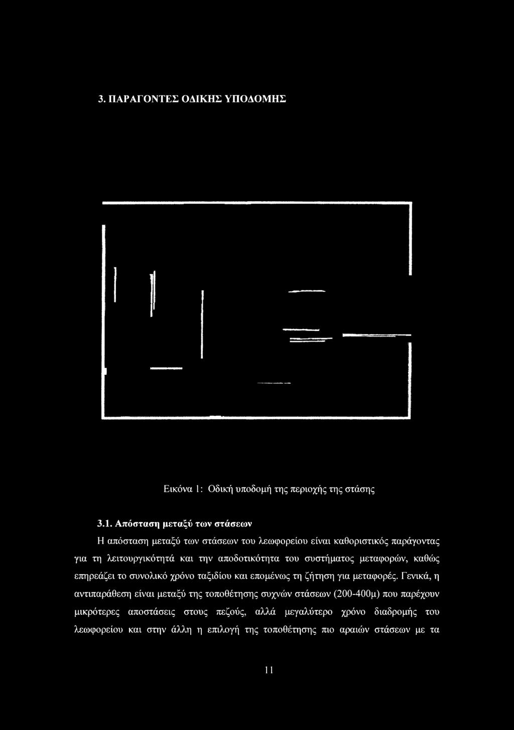 3. ΠΑΡΑΓΝΤΕΣ ΔΙΚΗΣ ΥΠΔΜΗΣ Εικόνα : δική υποδομή της περιοχής της στάσης 3.