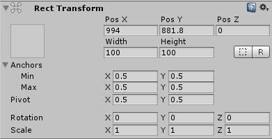 Σχήμα 3: Rect Transform Component 2.3.3 Rigidbody To RigidBody component δίνει σε ένα GameObject τη δυνατότητα να δρα υπό τον έλεγχο της φυσικής.