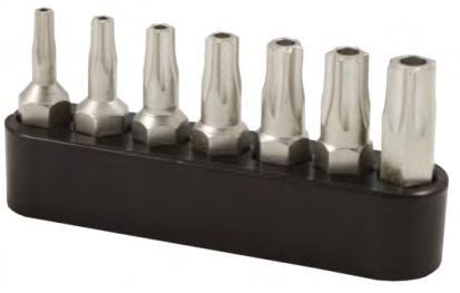 856702 Set of ΤΧ Bits 1/4" with Magnetic Holder NAREX 857801 Set of Bits 1/4" with