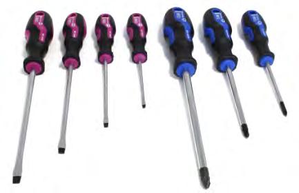 Screwdriver Set, S LINE PROFI - 7pcs PH1x80mm - PH2x100mm - PH3x150mm 3,0x75mm - 4,0x100mm - 5,5x150mm - 6,5x150mm