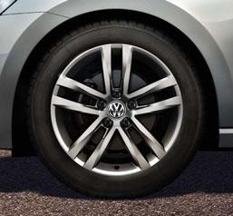 Volkswagen R, 7,5 J x 18, ελαστικά 225/40 R 18 Π 04 Ζάντες αλουμινίου «Dover», 6,5 J x 16,