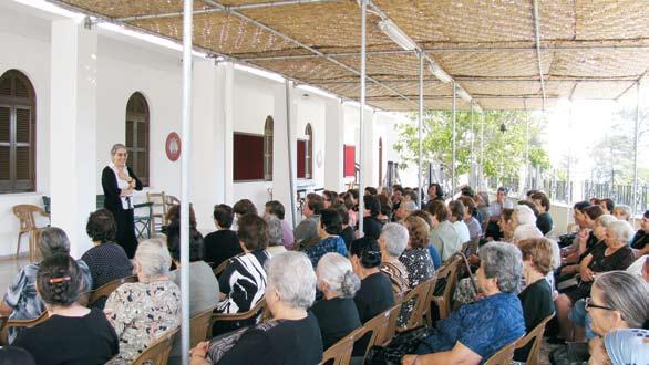 Στιγμιότυπα από την ομιλία από τη Μονή, με ομιλήτρια τη φιλόλογο και πρεσβυτέρα κ. Αγγελική Κωνσταντίνου.