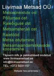 Kuulutaja reede, 9. detsember 2016 KUULUTUSED.KUULUTAJA.EE 19 Müüa suitsuvorsti ja maasinki väikehulgi, kohaletoomisega. Info tel.