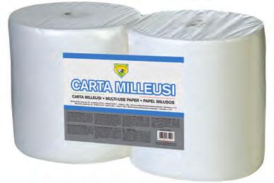 CARTA MILLEUSI PT Papel Multiuso: É realizado com celulose pura 100%, biodegradável e reciclável pois contém fibras vegetais que se mantêm unidas por meio de ligações naturais.