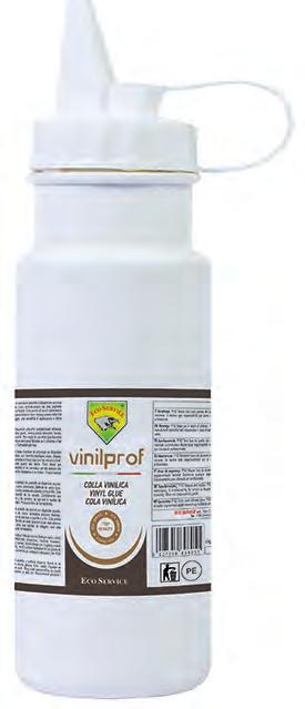 VINILPROF PT Vinilprof: Cola profissional universal à base de acetato de polivinil em dispersão aquosa, especial para colar madeira, cartão, tecidos, cortiça, papel, artigos de couro, laminados