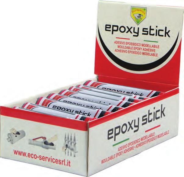 EPOXY STICK DISPLAY PT Epoxy Stick: Adesivo epoxídico modelável em pasta.