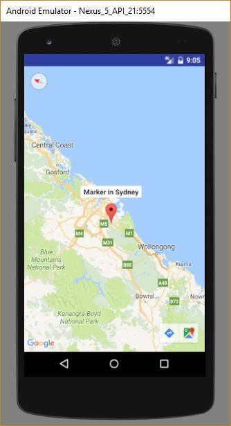 // Add a marker in Sydney and move the camera LatLng sydney = new LatLng(-34, 151); mmap.addmarker(new MarkerOptions().position(sydney).title("Marker in Sydney")); mmap.movecamera(cameraupdatefactory.
