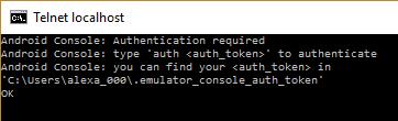 Την πρώτη φορά ίσως σας ζητήσει να κάνετε authenticate της σύνδεσης με την εντολή auth <auth_token> όπου <auth_token> είναι ένας κωδικός που θα τον βρείτε μέσα στο αρχείο που σας