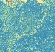 atcorr νέα MODIS (a), usgs νέα MODIS (b) και Sentinel 2 νέα - MODIS (c) Όσον αφορά τη μελέτη της υποπεριοχής 2, από τις εικόνες διαφοράς που προέκυψαν από τη συνολική αξιολόγηση του μοντέλου, μπορεί