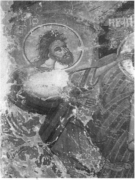 Νότιος τοίχος. Άγιος Χριστόφορος (λεπτομέρειαj.