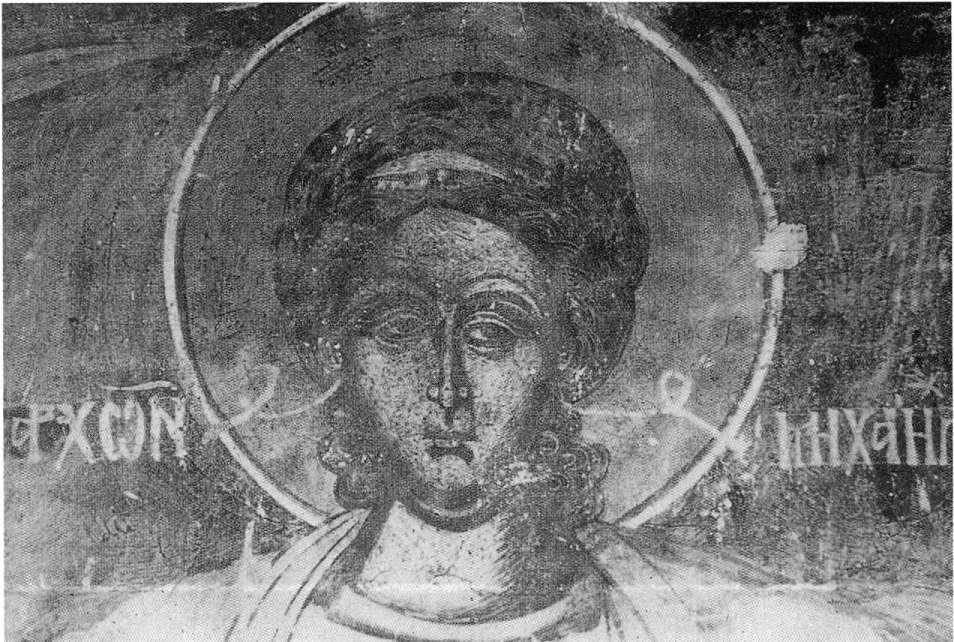 Παρεκκλήσιο Ταξιαρχών. Απόστολος Πέτρος (λεπτομέρεια).