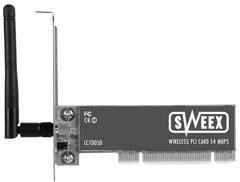 LC700050 Sweex Wireless LAN PCI Card 54 Mbps Εισαγωγή Σας ευχαριστούµε που αγοράσατε την κάρτα PCI ασύρµατου δικτύου 54 Mbps Sweex.