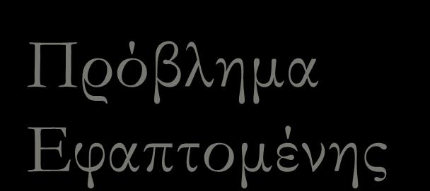 Μέρος ΙΙ, Η παράγωγος Πρόβλημα