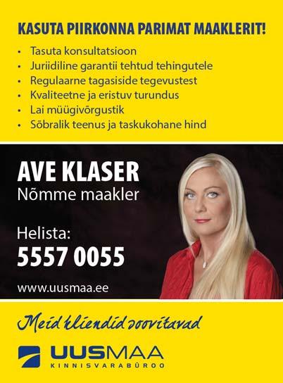 INVESTEERIMINE Kohale toomine Tallinnas ja 30km Tallinna piirist