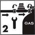 Συνδέστε με ρεύμα (230V~50HZ) ΠΡΟΕΙΔΟΠΟΙΗΣΗ: Εάν μυρίσετε αέριο, κλείστε τη βαλβίδα αερίου της φιάλης αερίου και σβήστε οποιαδήποτε γυμνή φλόγα.