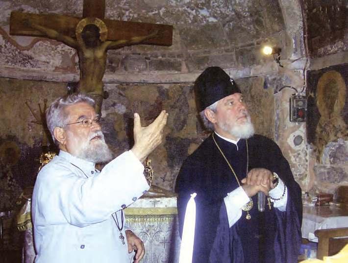 Σέργιον, στον Ιστορικό Ναό της Παναγίας της Βρεφοτρόφου στον Άγιο Νικόλαο (Μάιος 2007). Ο Άγ.