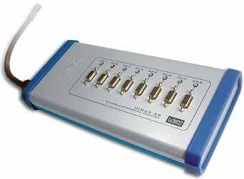 10 مدال TCM-K : K-type Thermocouple Module : Multiplexer 8 مولتی پلکسر برای کار با سل های جداگانه بصورت
