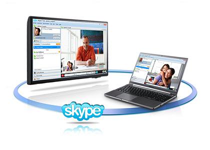 πραγματική επικοινωνία με τις βιντεοκλήσεις ευρείας οθόνης μέσω Skype Επικοινωνήστε με τους φίλους και τους συγγενείς σας από την άνεση του καναπέ σας χάρη στην εφαρμογή Skype για τηλεοράσεις Smart