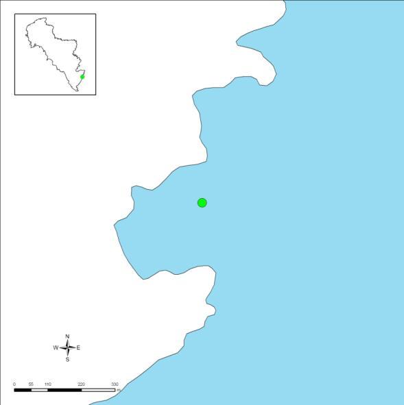 3.3.5 Κρεμμύδες Η θέση «Κρεμμύδες» (Εικόνα 10) βρίσκεται στο νοτιοανατολικό τμήμα του νησιού μετά από το λιμάνι του Κορθίου.