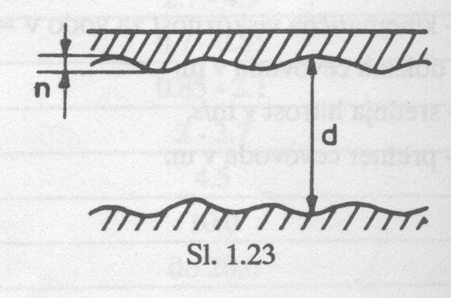Upori pri strujanju Linijske izgube pri turbolentnem strujanju: h 2 2 1 v v 1 l = λ ali hl = 2 d 2g C R C = 1 R n 1 6 C - koeficient v enačbi