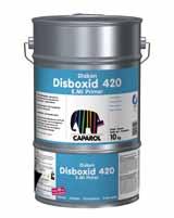 Χρώματα Δαπέδων Εποξειδικό αστάρι χωρίς διαλύτες Disboxid 420 Εποξειδικό αστάρι 2-συστατικών χωρίς διαλύτες. Χρησιμοποιείται και ως κονίαμα εξομάλυνσης αν αναμιχθεί με χαλαζιακή άμμο.