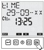 WEEKLY (εβδομαδιαίο), MONTHLY (μηνιαίο), YEARLY (ετήσιο) και πιέστε ΟΚ για επιβεβαίωση.