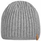 ΥΛΙΚΑ ΚΑΤΑΣΚΕΥΗΣ: 80% Wool, 20% Polyamide FJ LLR VEN Viso Hat Πλεκτός σκούφος από συνθετικό υλικό με μικρό δερμάτινο λογότυπο στο εμπρός μέρος.