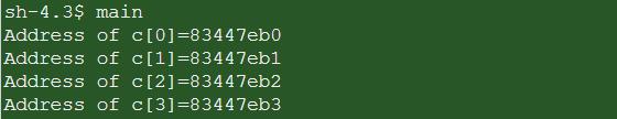 Pointers and arrays A difference between a pointer and an array is that a pointer variable can take different addresses as value whereas, in