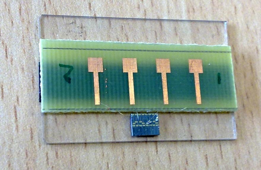 PCB Ένωση ηλεκτροδίων Εναποτιθέμενο νανοσύνθετο υλικό σε ηλεκτρόδια Ένωση ηλεκτροδίων Σχήμα 5.