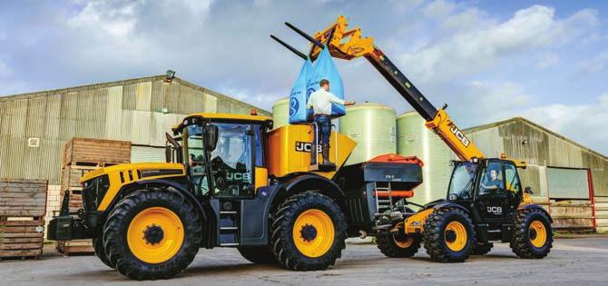 Σήµερα η σειρά JCB Agri περιλαµβάνει: 10 µοντέλα τηλεσκοπικούς φορτωτές, µε ανυψωτική ικανότητα από 4 έως 10 µ.