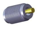 (. 212" DI A) 2.92mm Stripline Receptacles Connectors 8 (.