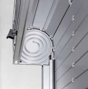 Η σπειροειδής πόρτα HS 7030 PU μπορεί να τοποθετηθεί και εξωτερικά. Εξωτερική πόρτα / εσωτερική πόρτα Μεγέθη Μέγ. πλάτος (LDB) Μέγ.