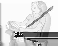 Για το μεσαίο πίσω κάθισμα τραβήξτε τη ζώνη έξω από το μηχανισμό τύλιξης, περάστε την διαγώνια του σώματός σας φροντίζοντας να μην έχει συστραφεί και εισάγετε τη μεταλλική πλάκα μανδάλωσης στην πόρπη