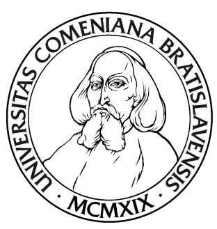 UNIVERZITA KOMENSKÉHO V BRATISLAVE