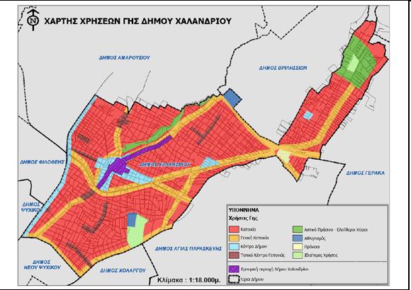 17. Περιαστικό πράσινο Αστικές χρήσεις γης 18. Εγκαταστάσεις μαζικών μεταφορών 19.