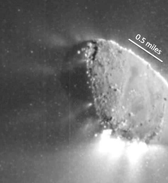 Πώς δημιουργούνται οι oures? Καθώς ο κομήτης πλησιάζει στον Ήλιο, η θερμότητά του αρχίζει να επιδρά, με αποτέλεσμα η επιφάνειά του να εξαχνώνεται.