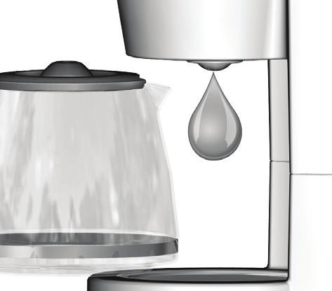 Making coffee: open the lid and fill the water tank with fresh cold water up to the desired level. There is a gauge for 2 10 big cups / 4 15 small cups in the water tank and on the coffee jug.