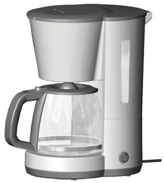 NL GB 4. ie Kaffeekanne mit der Abdeckung auf die Wärmeplatte stellen. en Entkalker ca. 15 Minuten lang einwirken lassen und dann die Maschine einschalten.