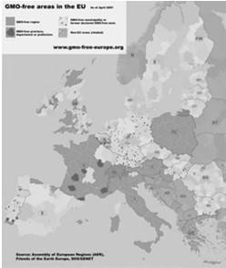 Η πλειοψηφία των καλλιεργούμενων ειδών αφορούσε σόγια και καλαμπόκι καθώς και είδη ζωοτροφών ανθεκτικά