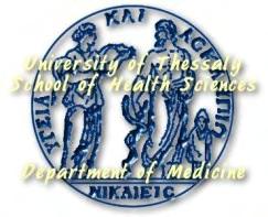 Π ΑΝΕ ΠΙΣ Τ ΗΜΙΟ Θ Ε ΣΣ ΑΛ Ι ΑΣ Σ ΧΟ Λ Η Ε ΠΙΣΤ ΗΜΩ Ν ΥΓ Ε Ι ΑΣ Τ ΜΗΜ Α Ι ΑΤ Ρ ΙΚ ΗΣ ΜΕ Τ ΑΠΤ ΥΧ Ι ΑΚ Ο ΠΡΟΓΡ ΑΜΜ Α: