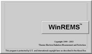 WinREMS: Η ανάγνωση του σήματος του TLD Reader γίνεται μέσω ηλεκτρονικού υπολογιστή σε περιβάλλον Windows.