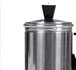 Bartista Napoletana 2 Συσκευή παρασκευής καφέ mocca από αλουμίνιο Χειροκίνητη λειτουργία με απαραίτητη τη χρήση εστίας θέρμανσης