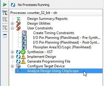 χιμα 97. Εκκίνθςθ ChipScope Analyzer χιμα 98.